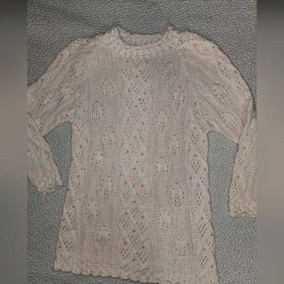 Yarn Works Hand Knit Petite Sweater Dress - Picture 8 of 11